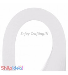 Quilling Paper Strips - White - 3mm